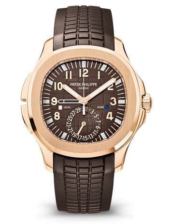 patek philippe - aquanaut travel time 5164r-001 rose gold.|patek 5164r price.